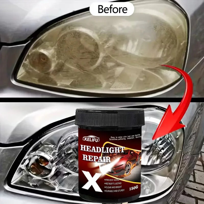 Car Headlight Restoration Polishing Kit Headlamp Repair Car Light Polisher Cleaning Paste Auto Paint Care Refurbish Agent