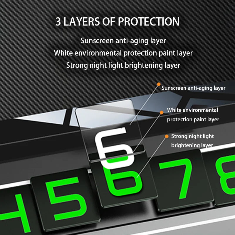 Car Metal Mobile Phone Number Temporary Parking Plate For BYD Leopard 5 8 Dolphin Seal U Dm I Shark 6 Seagull Atto3 Song Tan Qin