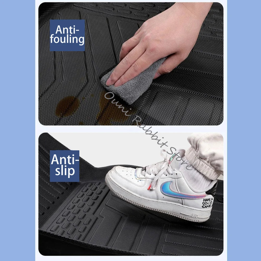For BYD Sealion 7 EV 07 EV 2024~2026 2025 LHD RHD Car TPE Floor Mats Waterproof Carpets Interior Protection Accessories
