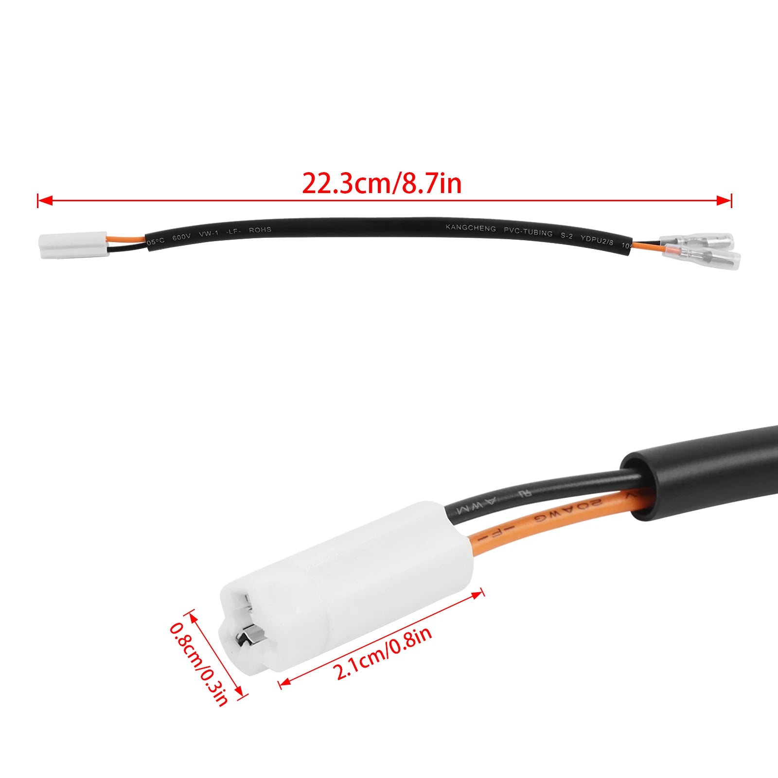 Turn Signal Cables Wire Adapter Connector Harness Plug For Yamaha MT07 MT09 MT-125 MT-25  FZ25 FZ03 FZ 07 03 FZ-09 Tracer 900