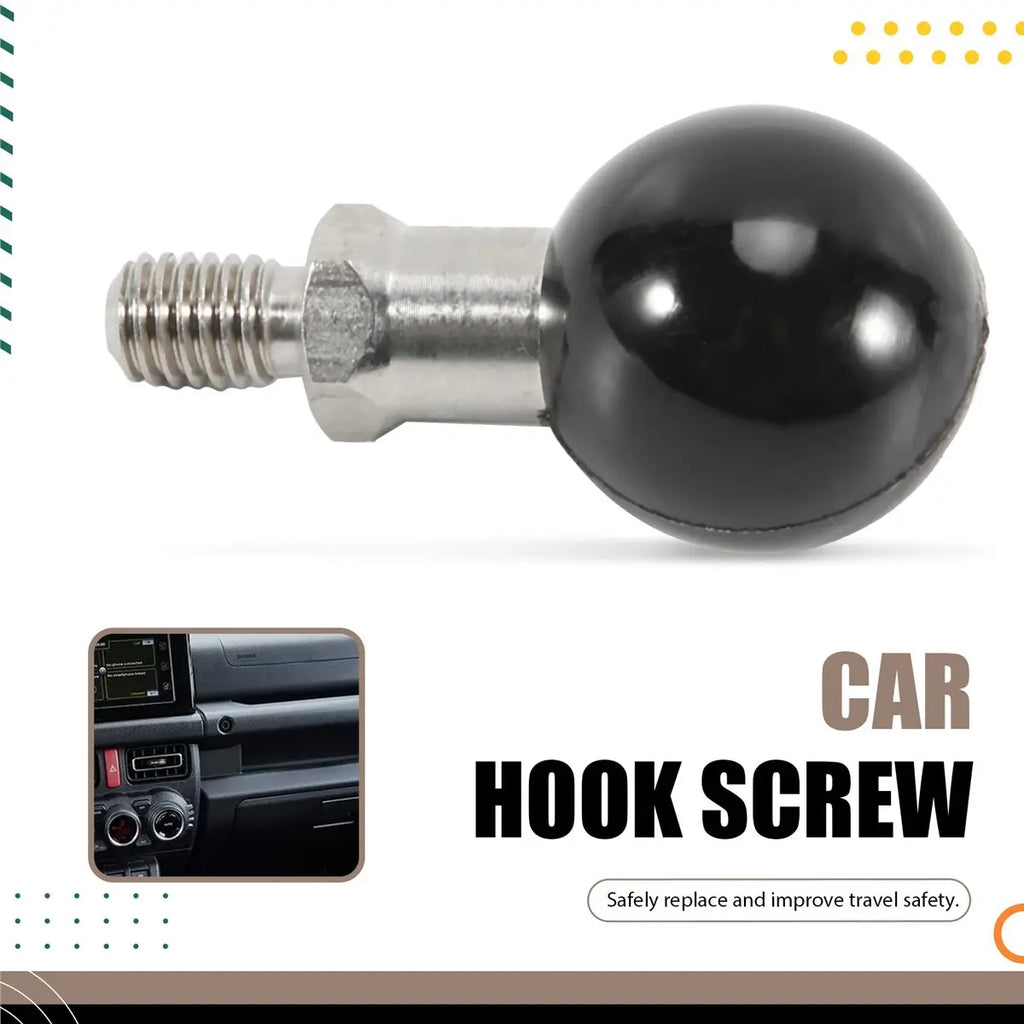 #59M Automotive Parts & Accessories,Car Copilot Dashboard Hook Screw for Suzuki Jimny JB64 JB74 2019-2022 (Black)