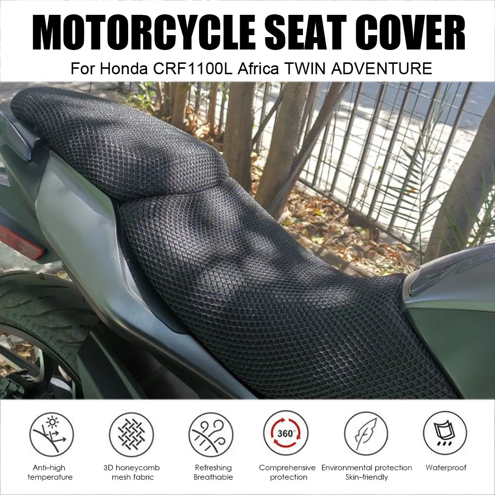 For HONDA CRF1100L CRF1100 Africa Twin CRF 1100 L 1100L ADVENTURE SPORT Accessories Mesh Seat Cushion Cover Protector Seat Cover