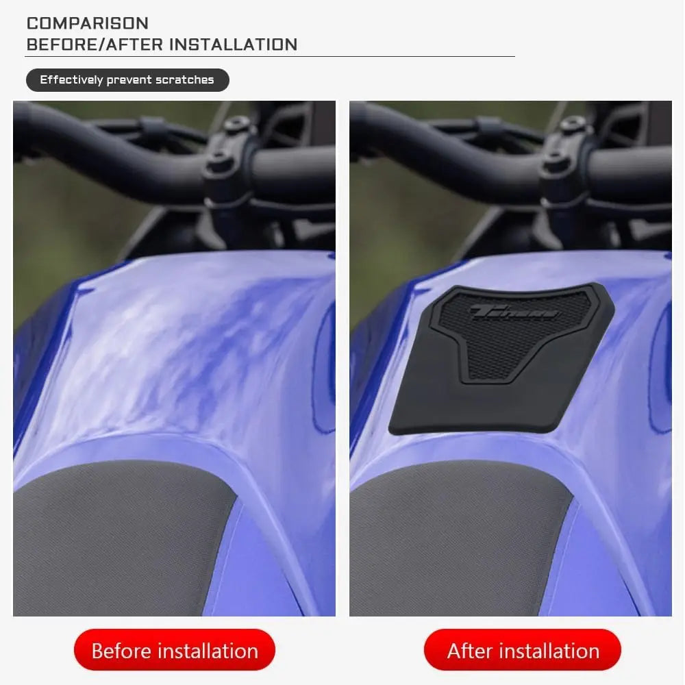 Motorcycle Tank Grips Traction Pads Anti Slip Gas Knee Side Fuel Tank Protector Sticker for YAMAHA Tenere 700 Rally 35kW 2025