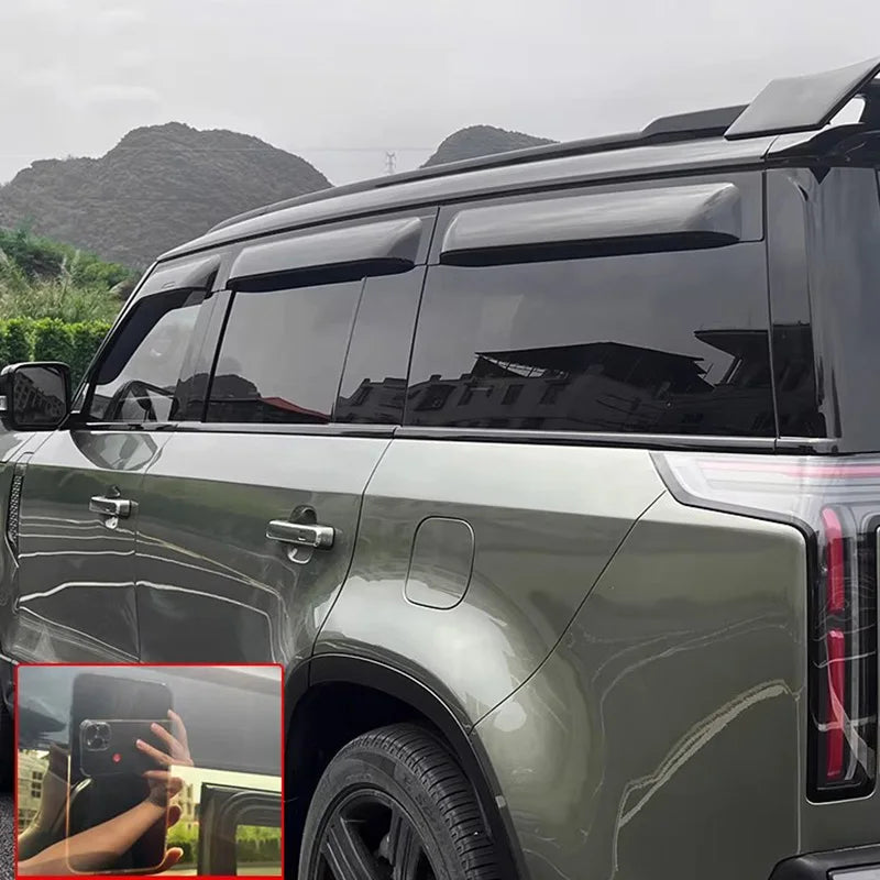 For ROX 01 Polar Stone (Jishi) 01 2023 2024 2025 2026 Car Window Visors Rain Shield trim light strip Exterior modification
