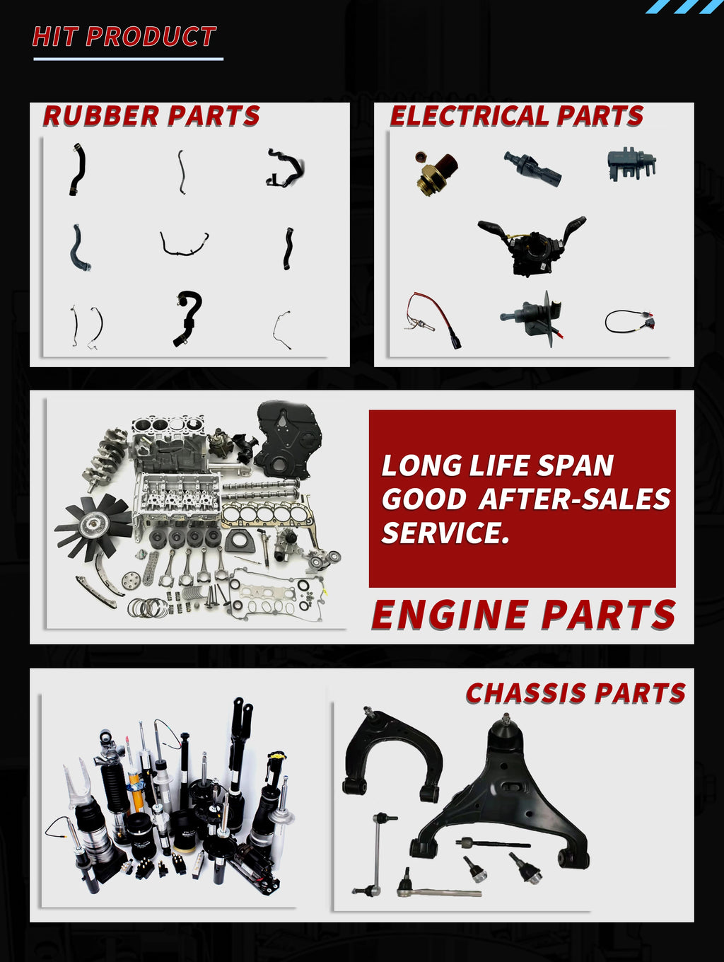 ForFor Toyota Vigo Hulix 1KD 2KD Auto Accessories Chassis Car Parts With Good Quality And Wholesale Price