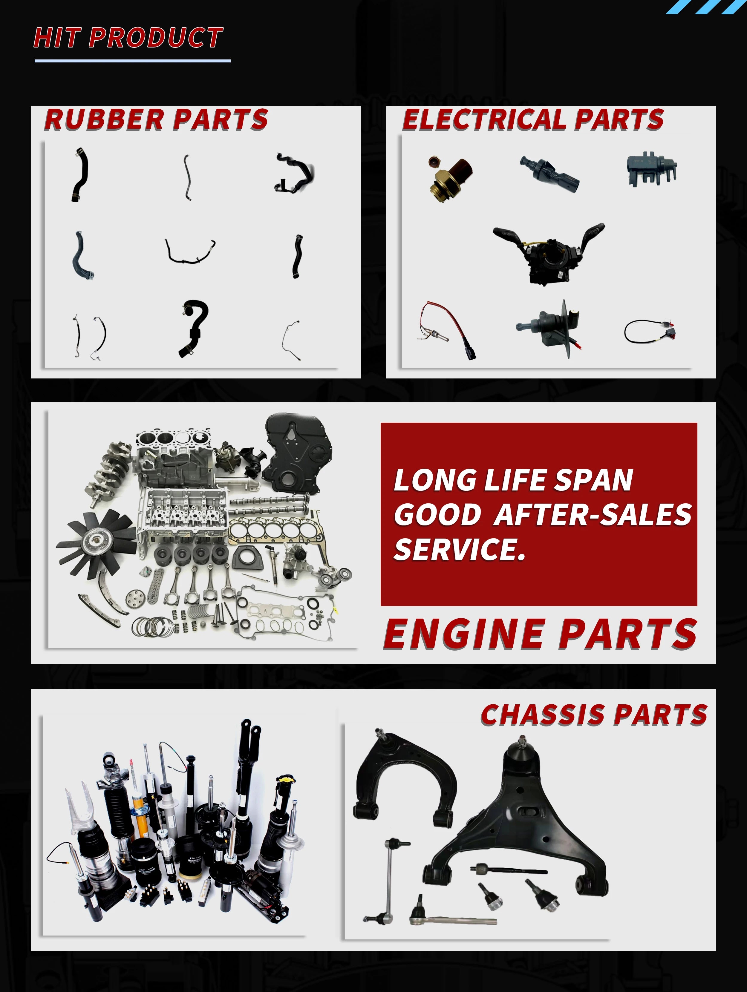 ForFor Toyota Vigo Hulix 1KD 2KD Auto Accessories Chassis Car Parts With Good Quality And Wholesale Price