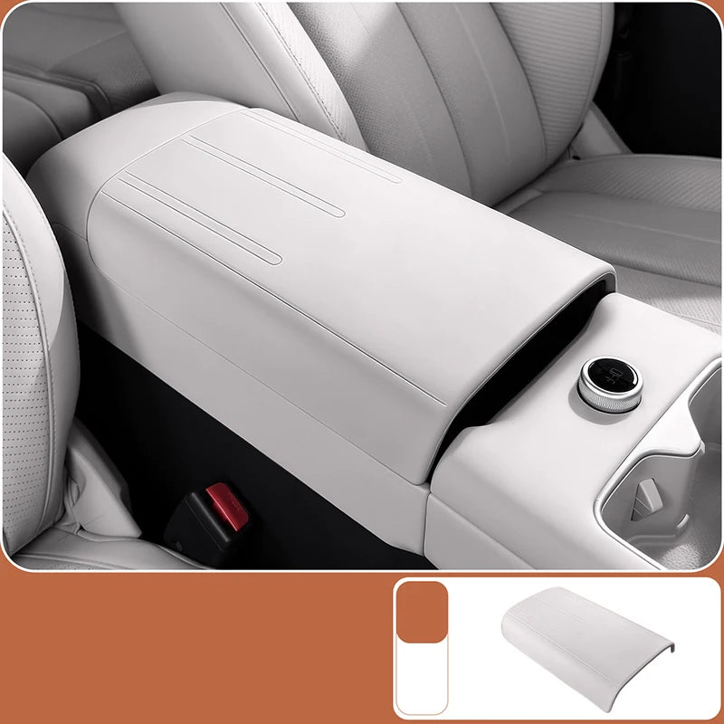 For BYD Leopard Titanium 7 2025 2026 Car Styling Armrest Box Cover Interior Center Console Armrest Protective Cover Accessories