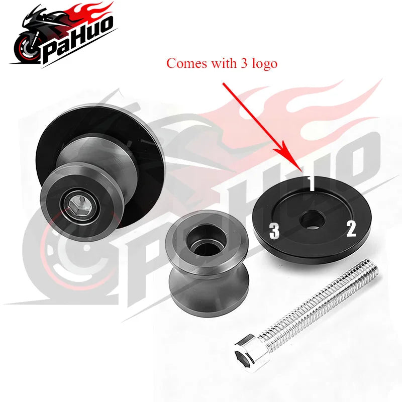 For Yamaha MT07 MT09 MT 07 MT 09 MT-07 MT-09 Swingarm Spools Sliders Stand Screws Swing Arm Motorcycle CNC Aluminum Accessories