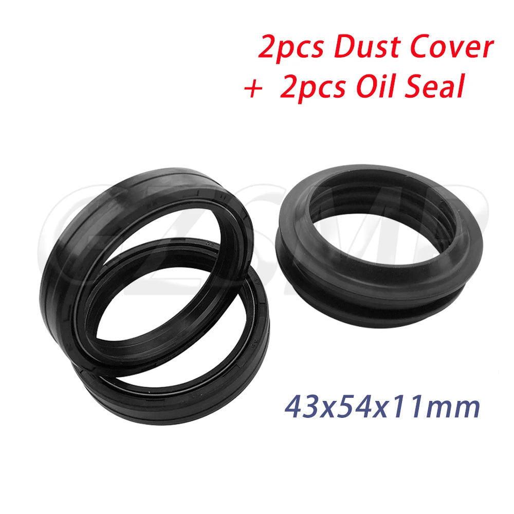 Fit for Kawasaki KLX250 2009-2013  NINJA ZX10R 1988-1990 VN1600 2005-2007 Front Fork Oil Seal Dust Seal 43x54x11