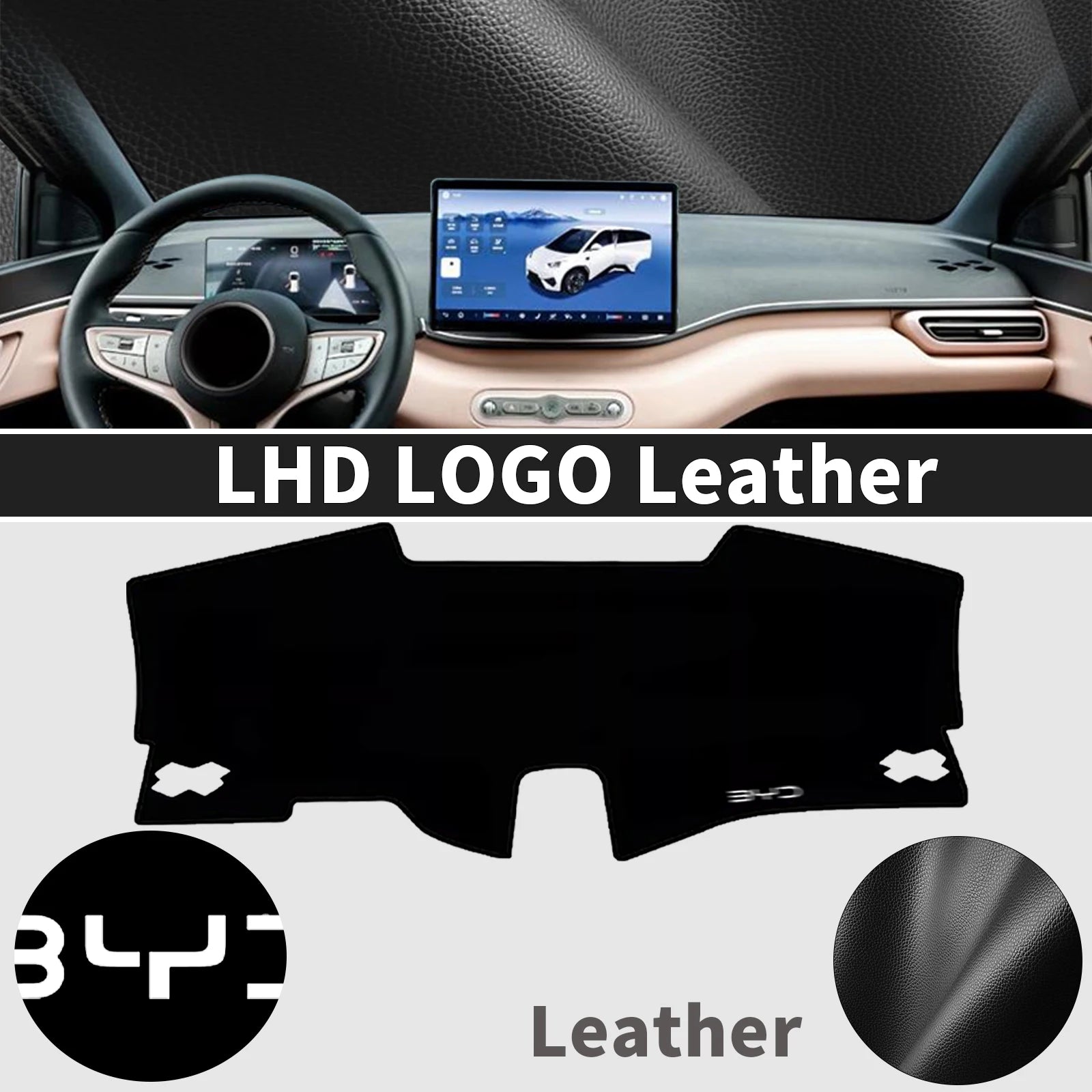 fit for BYD Seagull ATTO 1 Dolphin Surf 2025 2026 DashMat Sunshade Car Protective Carpet Accessories Dashmat Dashboard Cover Pad