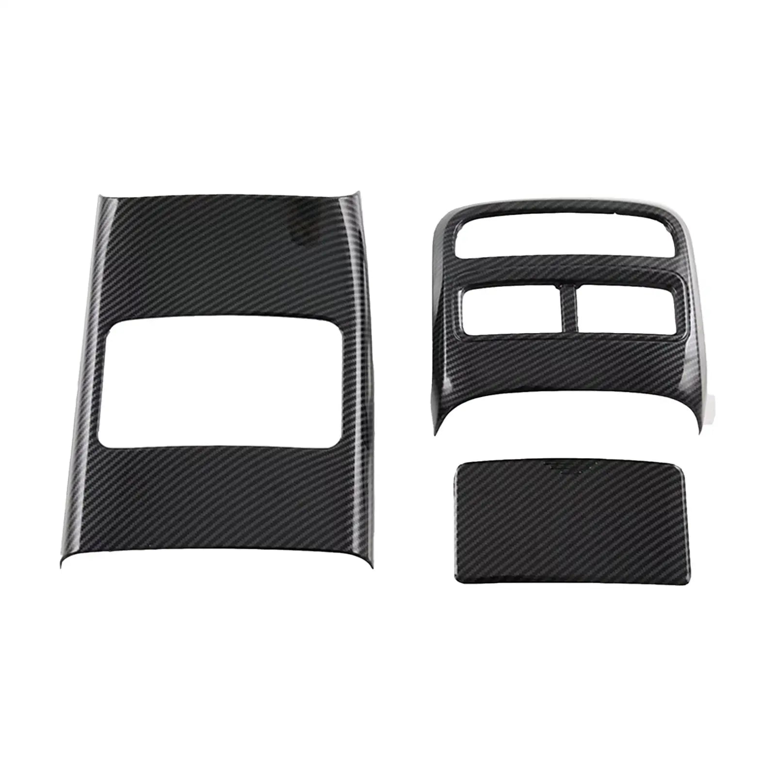 Car Interior Protection Accessory Black Carbon Fiber Easy to Mount Replacement Decorative Cover Stylish for Byd Seal Atto 4
