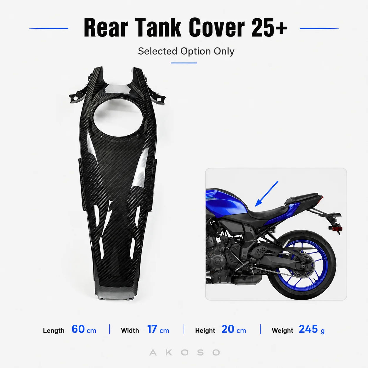 Bodywork Fairing Kit Options Carbon Fiber Fender Panel Cover Set Upgrade for Yamaha MT07 MT-07 2025+ Motorcycle Accessories