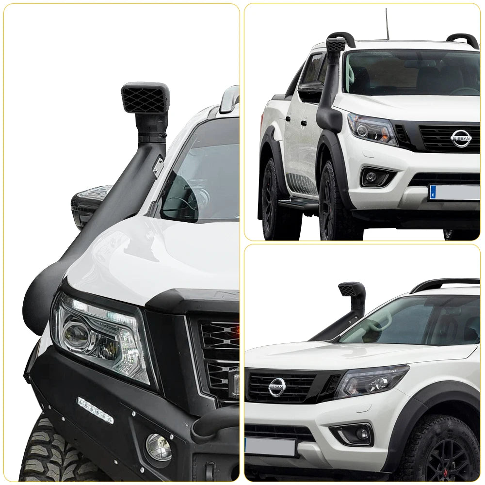Snorkel Kit Air Intake Airflow Fits for Nissan Navara Frontier NP300 2014 - 2020 Off Road Wading Hose Car Exterior Accessories