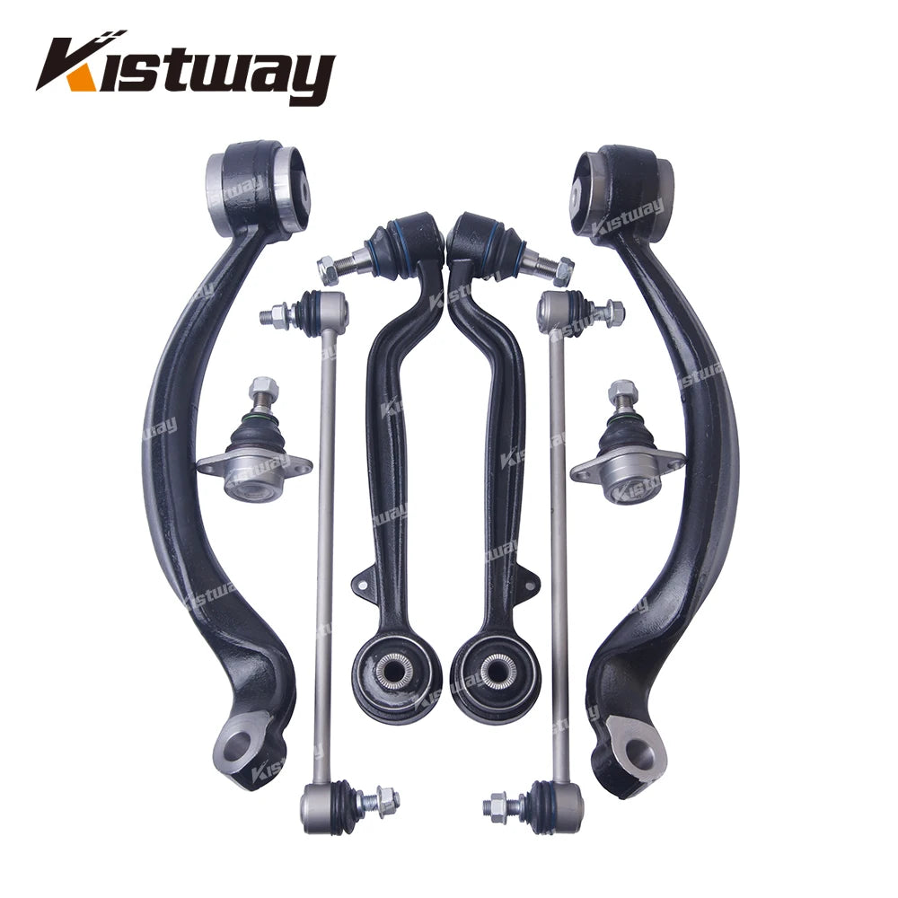 12PCS Front Suspension Ball Joint Stabilizer Link Tie Rod Control Arm Kit For Land Rover Range Rover L322 LR018343 LR018344