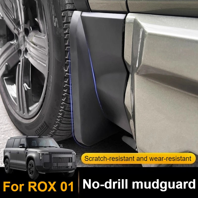 For BAIC JISHI Polestone 01 ROX 01 2023-2025 Car Four Wheels Mudguards Fender Wear-resistant Mudflap Splash Guard Exterior Parts