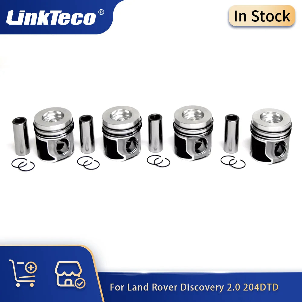 Engine Parts Piston Kit Fit 2.0 L Diesel For Land Rover Discovery Sport Range Rover Velar Evoque JAGUAR XE XF 2.0T 204DTD AJ20D4