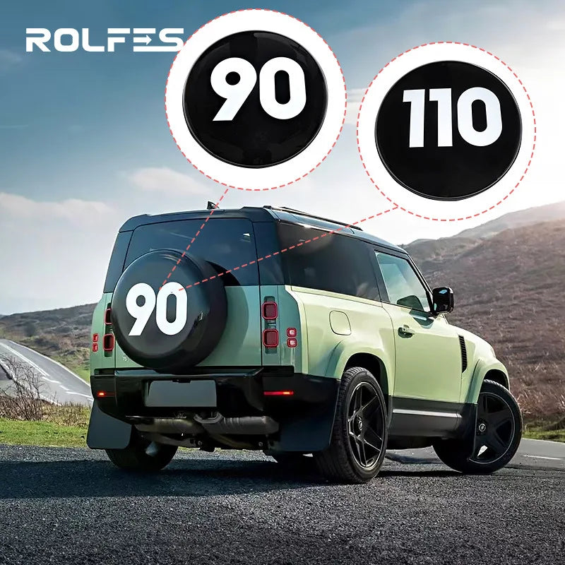 Suitable for Modification of 20-25 Land Rover Defender 90/110/130 rear-mounted tire covers with spare tire covers and decorative