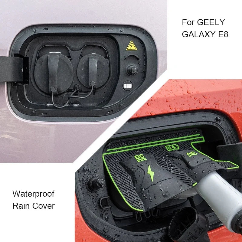 New Energy Car Charging Port Waterproof Cover Gun Charge Rain Cover For ROX 01 GEELY GALAXY L7 E5 EX5 E8 M9 GEOME STARRAY EM-i