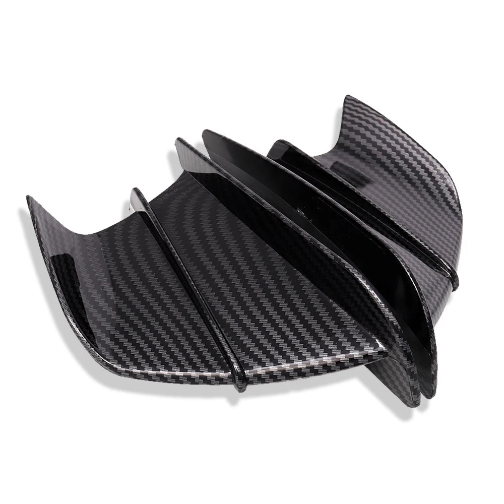 Motorcycle Winglet Aerodynamic Wing Kit Spoiler For Kawasaki Ninja ZX6R YAMAHA ZYF R1 R6 Universal Motor ATV UTV Accessories