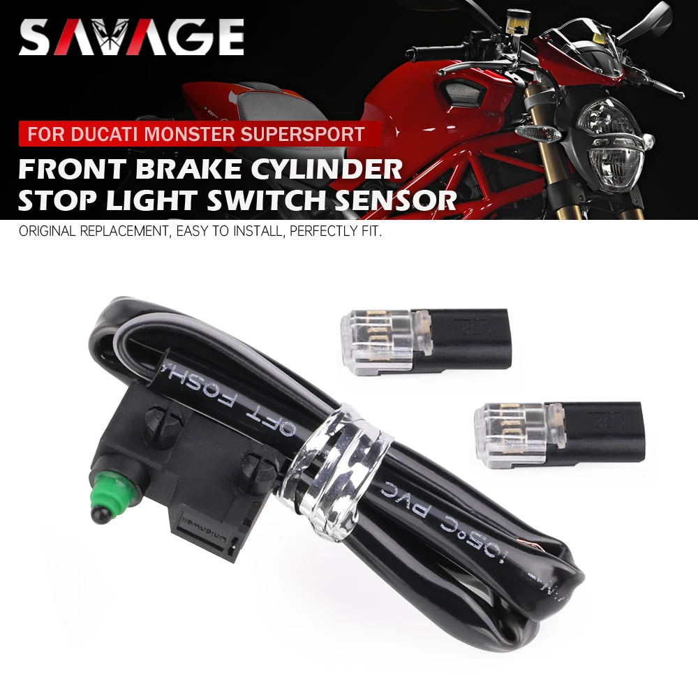 Front Brake Cylinder Stop Light Switch Sensor For Ducati Supersport Monster 1100 Multistrada 950 Panigale 1199 Streetfighter 848