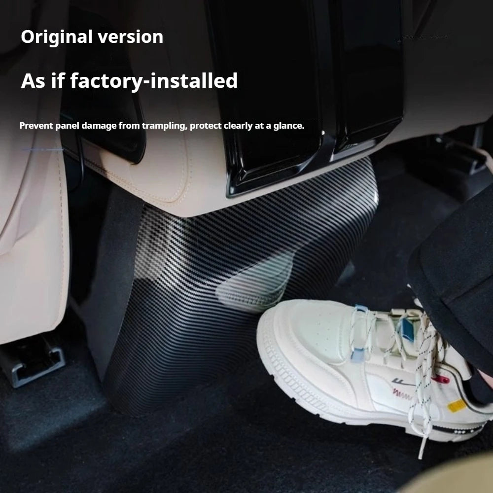 For BYD Leopard 8 Denza B8 Car Specialized Armrest Box Rear Anti Kick Plate Rear Row Seat Protection Pad Auto Interior Modified