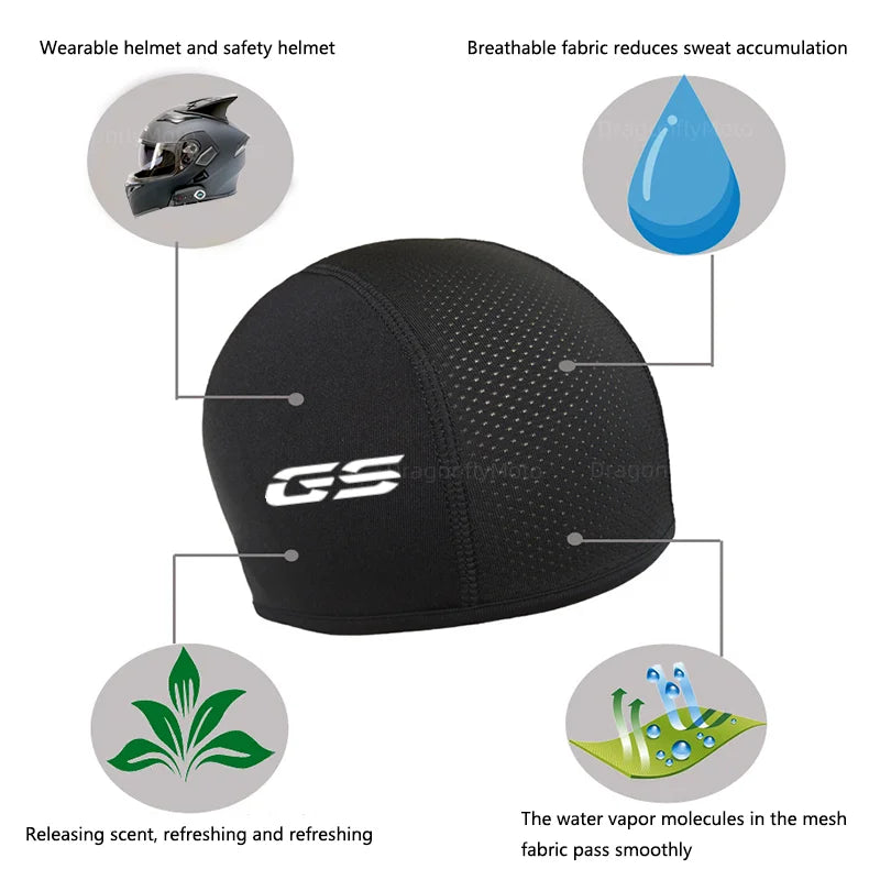 1/3PCS For BMW R1200GS R1250GS R 1200GS R1250 GS R 1250 LC ADV Motorcycle Balaclavas Helmet Inner Sweat Wicking Hat Men Women