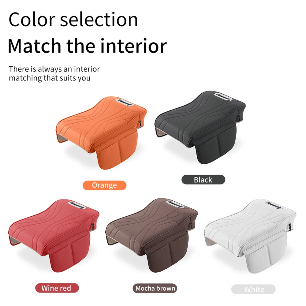 For Rox 01 Polestones 01 2024 Car Tissue Box Height Increase Armrest Pad Thicken Armrest Box Protective Cover Height Pad Storage