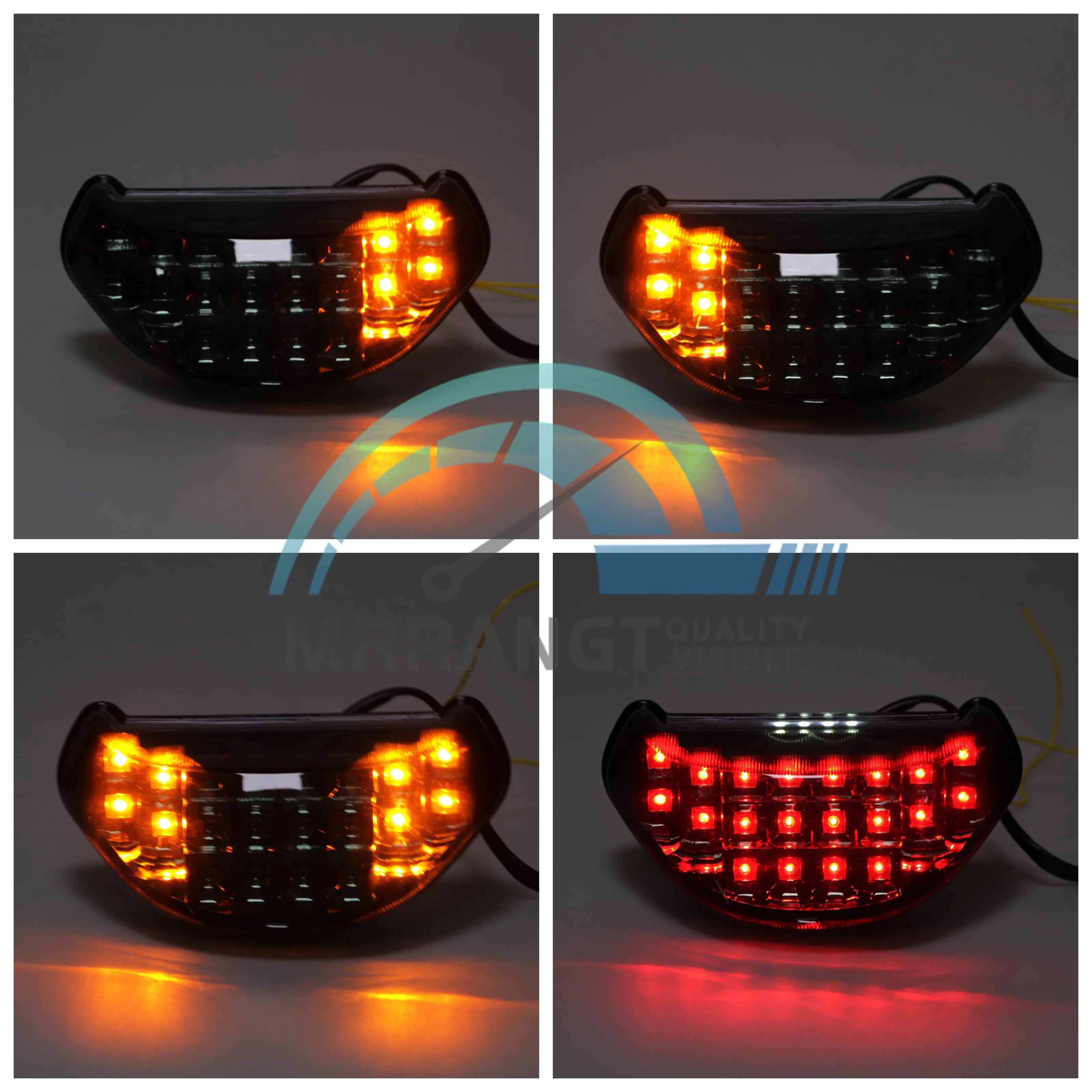 Motorcycle LED Turn Signals Rear Tail Light For Kawasaki Ninja ZX-12R ZX12R 2000 2001 2002 2003 2004 2005