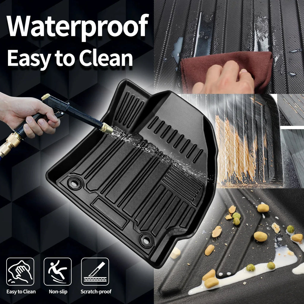 for ROX 01 / Polestone 01 2023 2024 2025 2026 Eco-Friendly TPE Car Floor Mats & Trunk Mats, All-Weather Protection