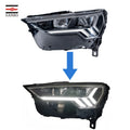 Factory Direct Sales LED Matrix Headlights For Audi Q3 19-23 Low & High Upgrading With Direct Plug-In Condition New