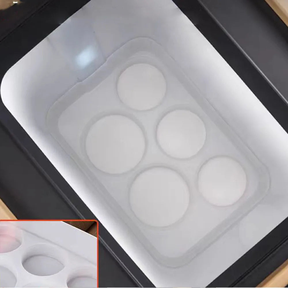 Fit For BYD Formula Leopard 8 2024 2025 Refrigerator Silicone Pad Cup Holder Beverage Fixing Grid Anti Slip Pad Interior Product