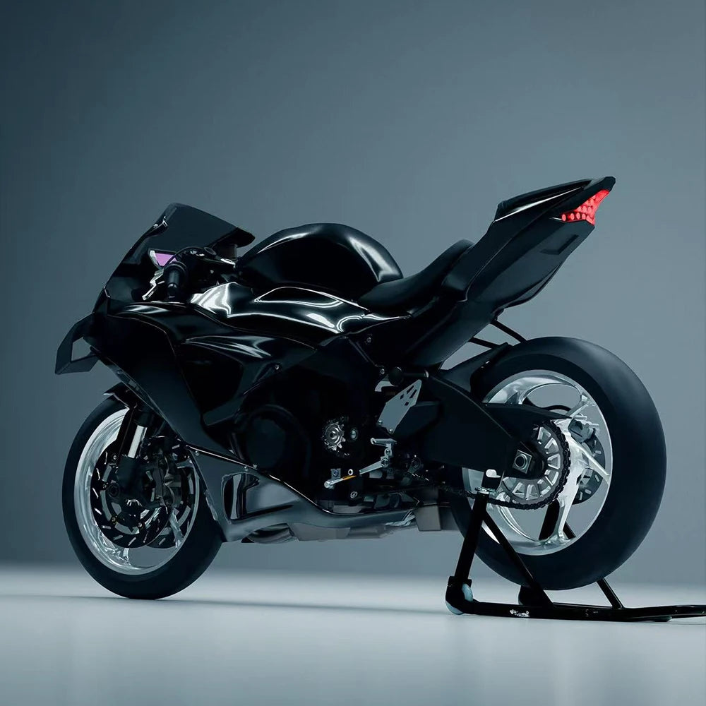 For Kawasaki Ninja ZX-6R ZX636 2024-2025 2026 Motorcycle Winglets Aerodynamic Wind Side Wings Spoiler Fairing