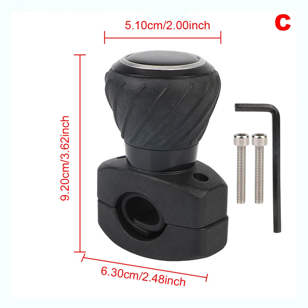 Labor Saving Control On The Car Steering Wheel Turning Ball Handle Rotary Steering Wheels Spinner Knob Steering Wheel Booster