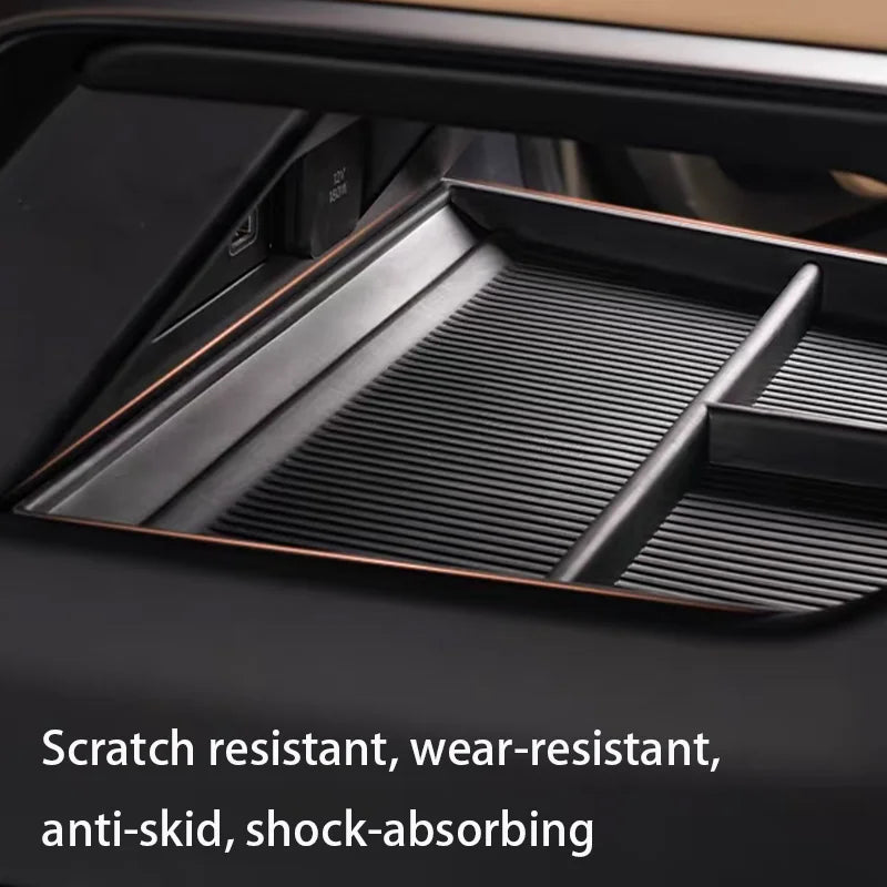 BYD FangChengBao Leopard 8 Denza B8 TPE Storage Box Cushion Under The Central Control Protective Pad For Storage Box Interior