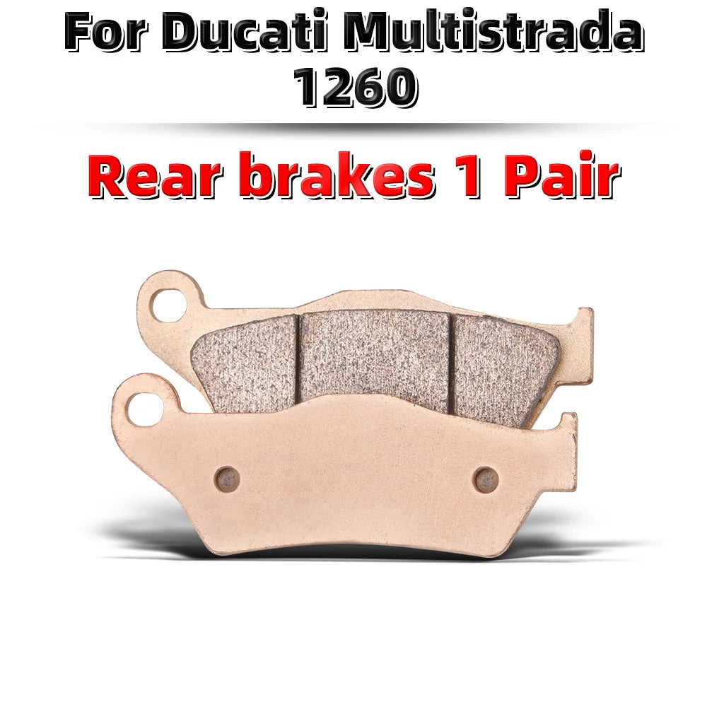 MRRANGT Motorcycle Metal Sintered Brake Pads Fit For Ducati Multistrada 950 S 1260 Panigale EVO 1098 1198 848 07-12 1199 12-15