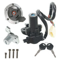 2008-12 For Kawasaki Ninja 250R EX250J Ignition Switch Lock Gas Cap Cover Set