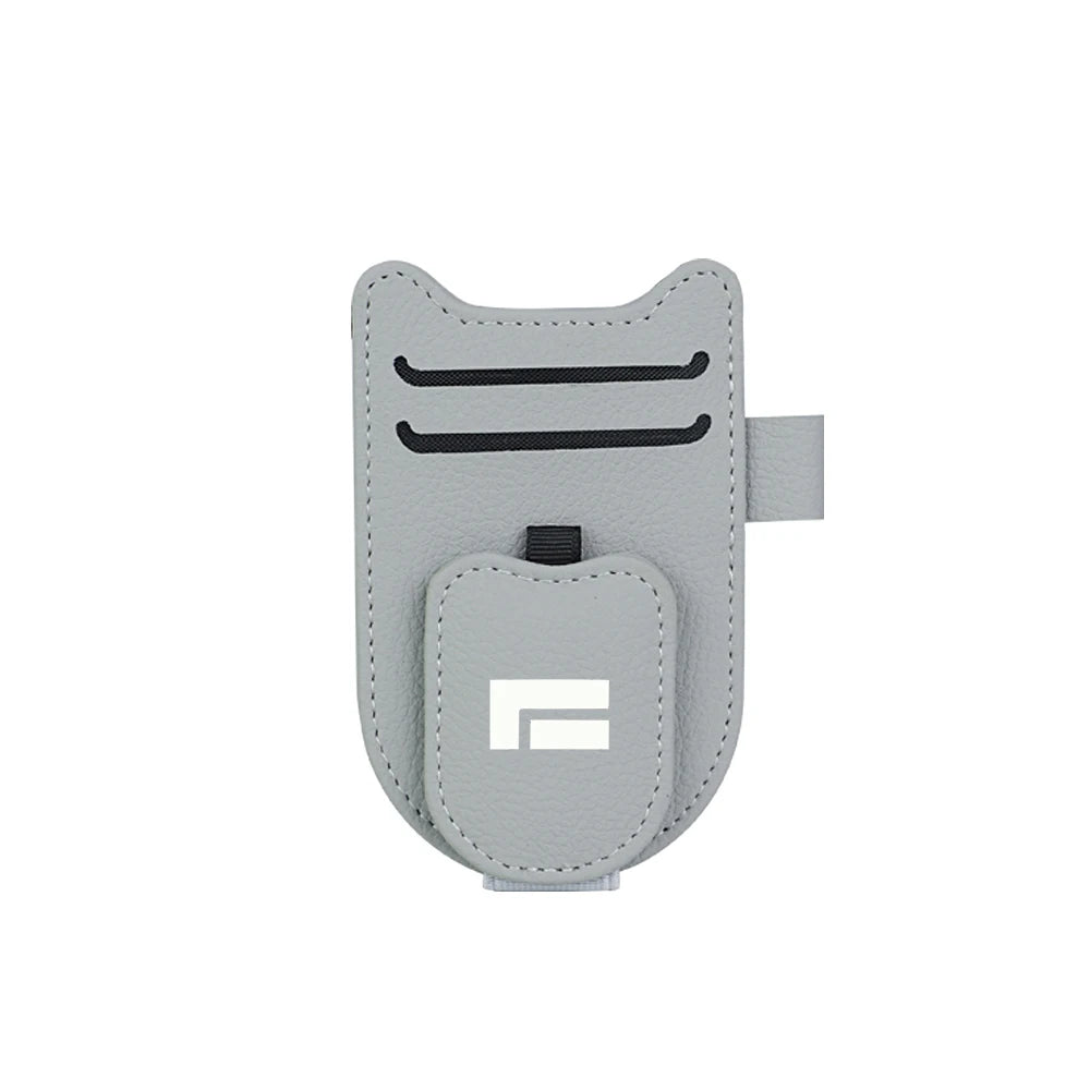 Multifunctional Car Glasses Clip Bill Leather Fit For BAIC JISHI Rox Adamas 2026 Car Visor Storage Box Sunglasses Clip