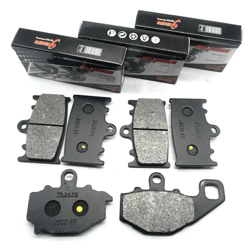For KAWASAKI Ninja ZX-6R 1995 1996 1997 ZX600 2002 2003 2004 2005 ZZR600 2006 2007 Motorcycle Front Rear Brake Pads kits Set