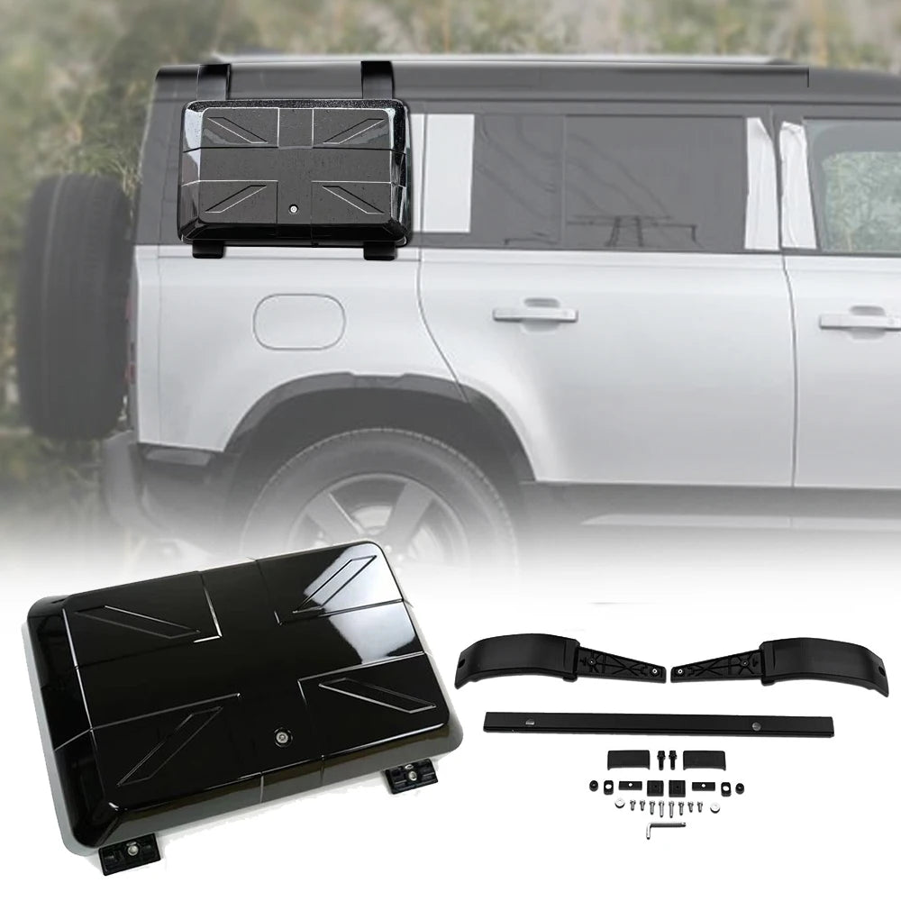 Side Storage Luggage Box Roof Rack Side Tool Equipment Box for Land Rover Defender 2020 2021 2022 202320 2021 2022 Auto Parts