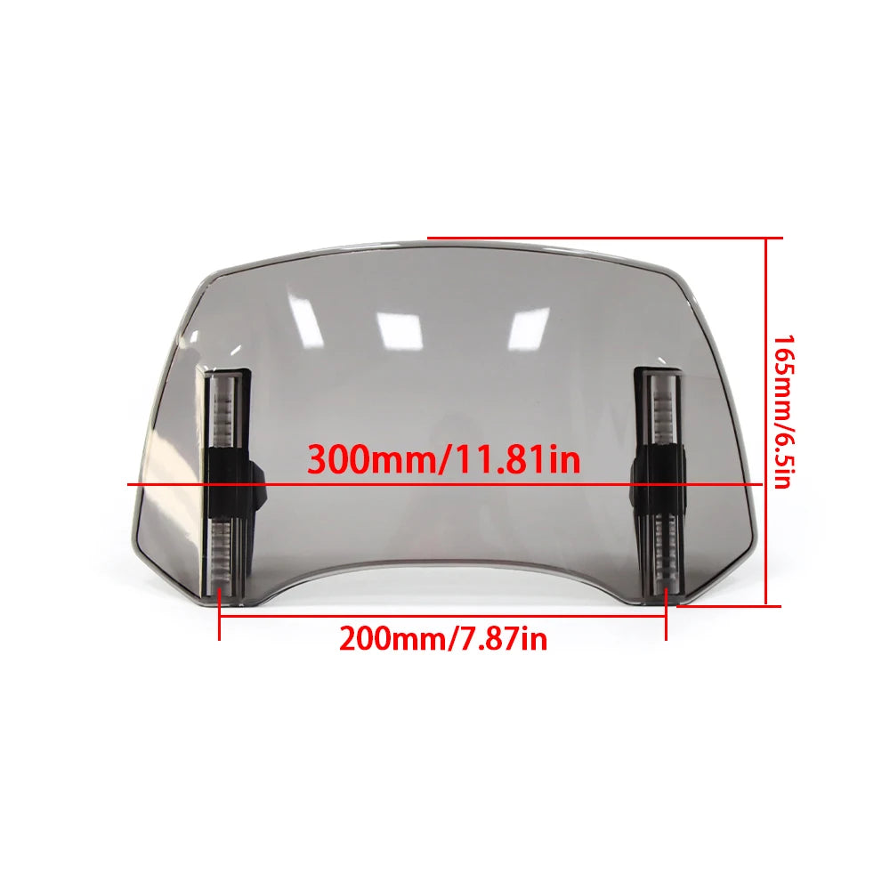 FOR YAMAHA TENERE 700 XMAX 300 250 400 TRICITY 155 125 TMax Lux Max Risen Adjustable Windscreen Windshield Spoiler Air Deflector