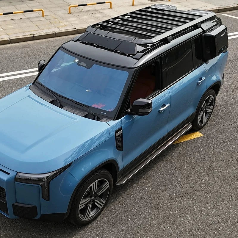 High Quality Aluminum Alloy Roof Rack With Spoiler Off Road Exterior Accessories For Rox 01