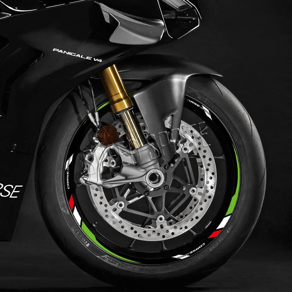 Wheel Sticker Rim Decal Hub Stripe Tape Accessories For Ducati monster 696 821 937 diavel multistrada 1260 1200 panigale v4 848