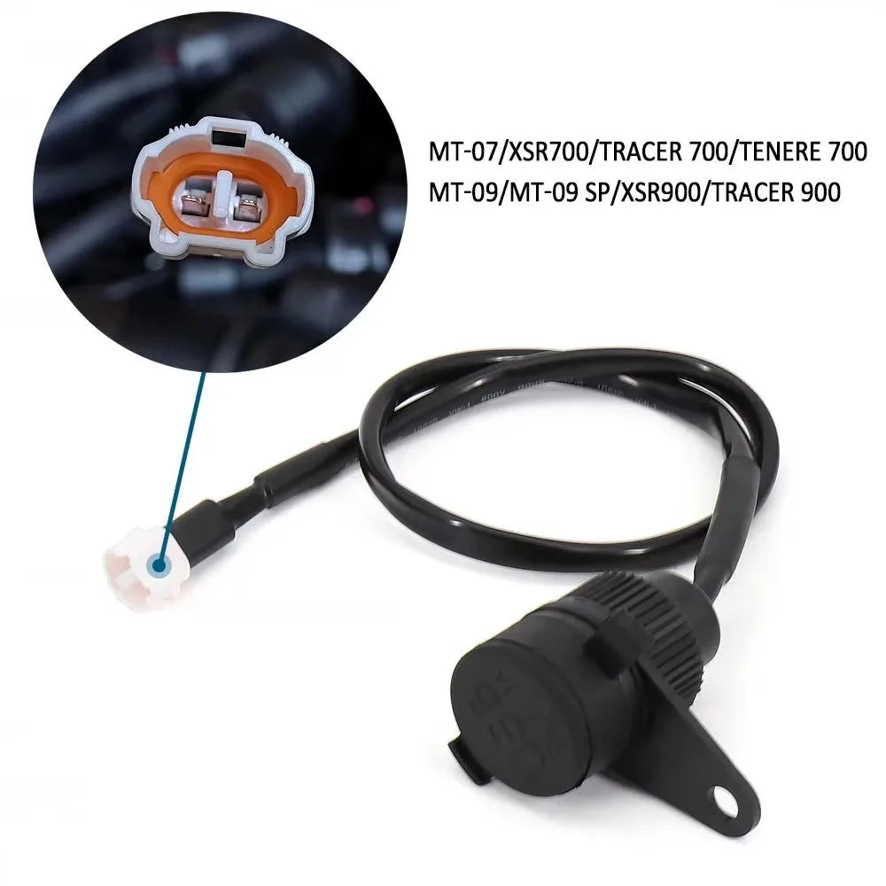 MT-09 SP Motorcycle Accessories Dual USB Charger Plug Socket Adapter For YAMAHA MT09 2017 - 2023 XSR900 Tracer 900 MT-07 XSR700