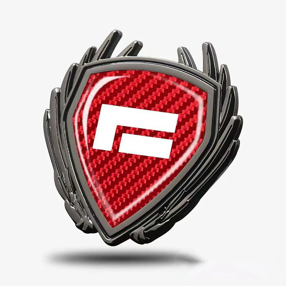 Car Metal Wing Badge Side Window Trunk Car Logo Decoration Sticker Fit For 2024 2025 BAIC JISHI Polestones 01 ROX 01