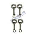 4pcs Engine Parts Connecting Rod Set Fit 2.0 L Gas 204PT GTDI For 11-22 JAGUAR XE XF XJ LAND ROVER DISCOVERY SPORT FREELANDER