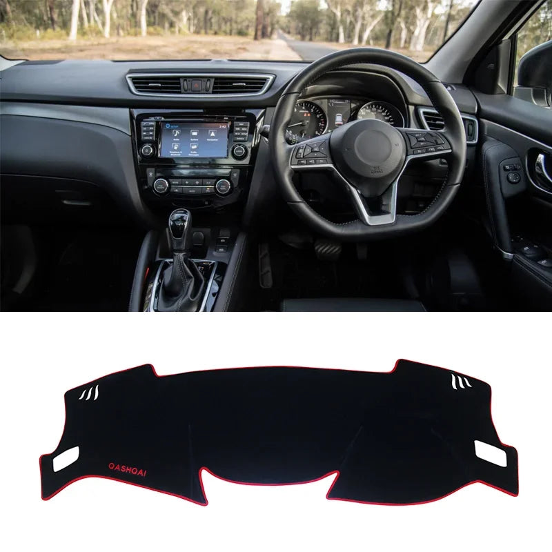 For Nissan Qashqai J11 2014~2024 2025 Car Console Non-slip Mat Dashboard Cover Sunshade Anti-UV Carpets Pad Interior Accessories