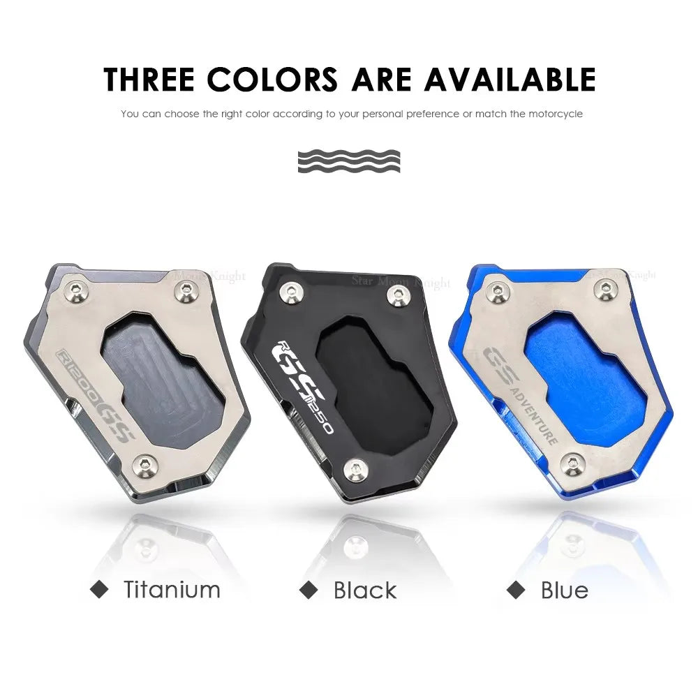 Motorcycle CNC Side Stand Enlarge Extension Kickstand Accessories For BMW R1200GS R 1200 GS LC ADV R1250GS Adventure R 1250 GS