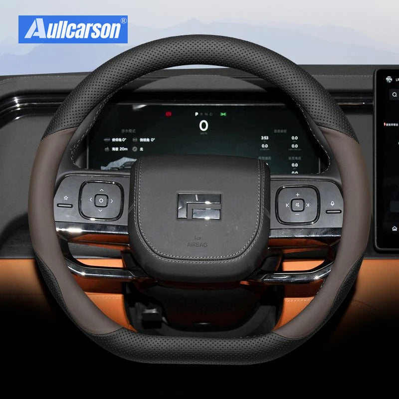 For Rox 01 Polestone 2024 2025 Steering Wheel Cover Breathable Anti Slip PU Leather Car Accessories