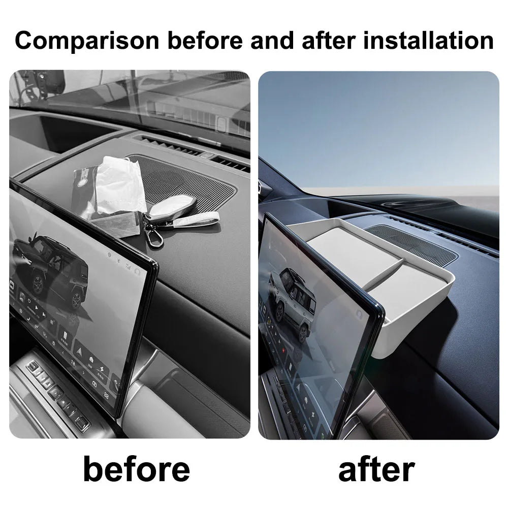 Storage Box Behind The Central Control Screen Fit For BYD Leopard 7 Titanium 7 2025 2026 ABS Material Automotive Supplies