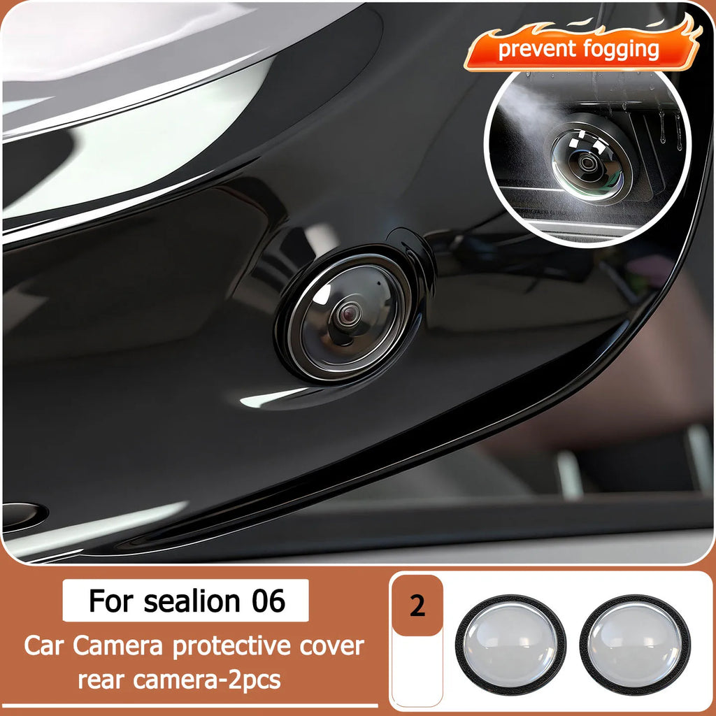 For BYD Sea Lion 06 EV/DM-I Car Camera Protective Cover 360 Lens Protective Cover Rain And Fog Proof Cover Accessories